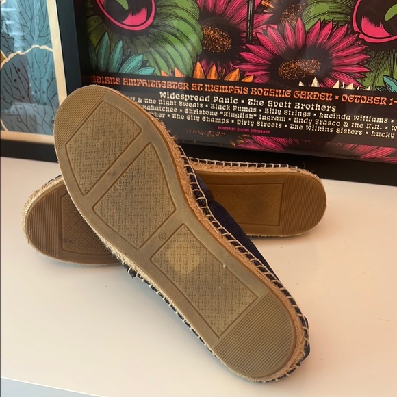 Tory Burch Women's Blue Espadrilles-Sz 9.5 - Picture 7 of 8